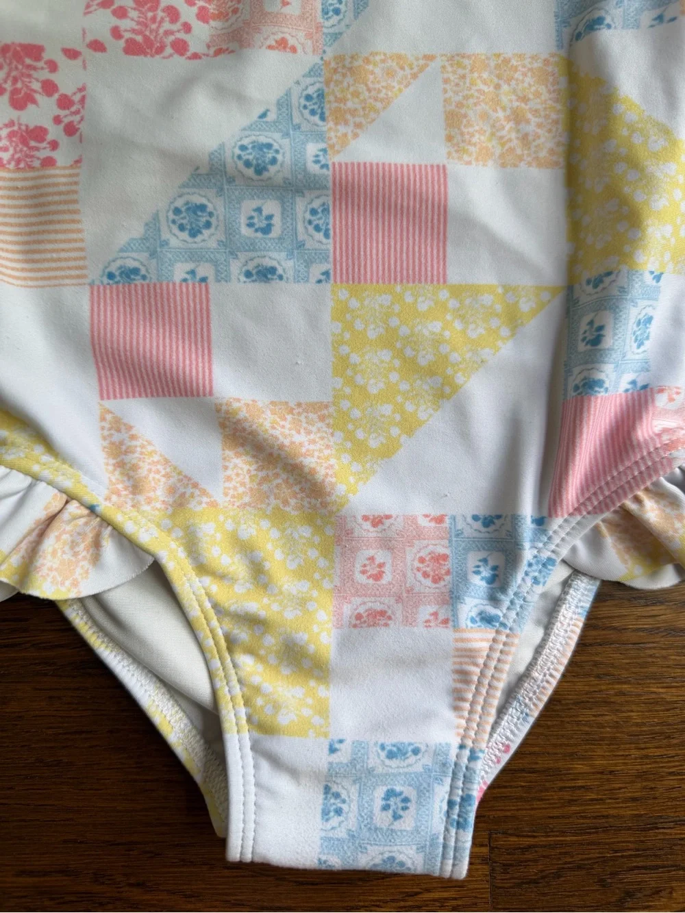 Minnow x Maisonette Ruffle Cap One Piece